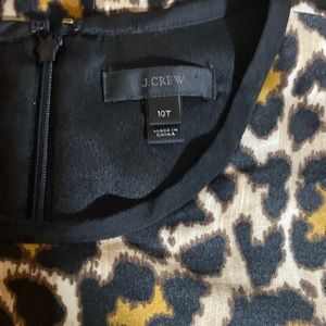 JCrew 10 T Print dress